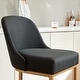 preview thumbnail 8 of 81, Leick Home Upholstered Barrelback Counter Stool with Metal Base