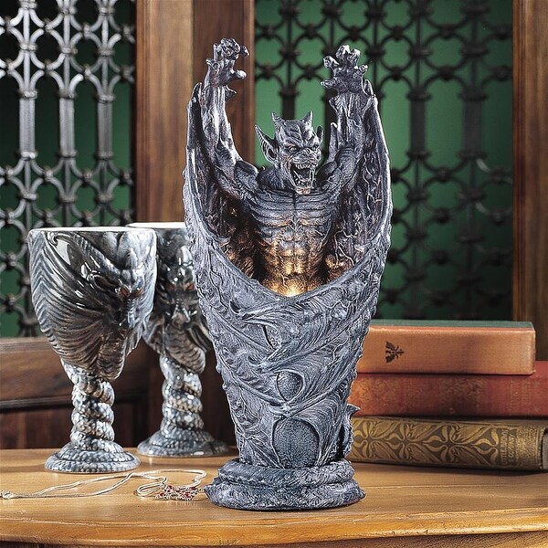 Design Toscano Dark Shadows Gargoyle Sculptural Lamp - Bed Bath