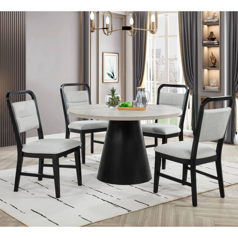Best Master Furniture Artisa 5-Piece Round Dining Set