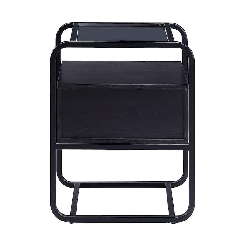 ACME Colson 1-drawer Accent Table in Black