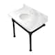 Option Marble White / Matte Black