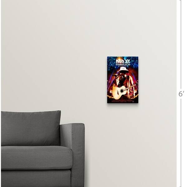 Shop Kenny Chesney Summer In 3d Movie Poster Canvas Wall Art
