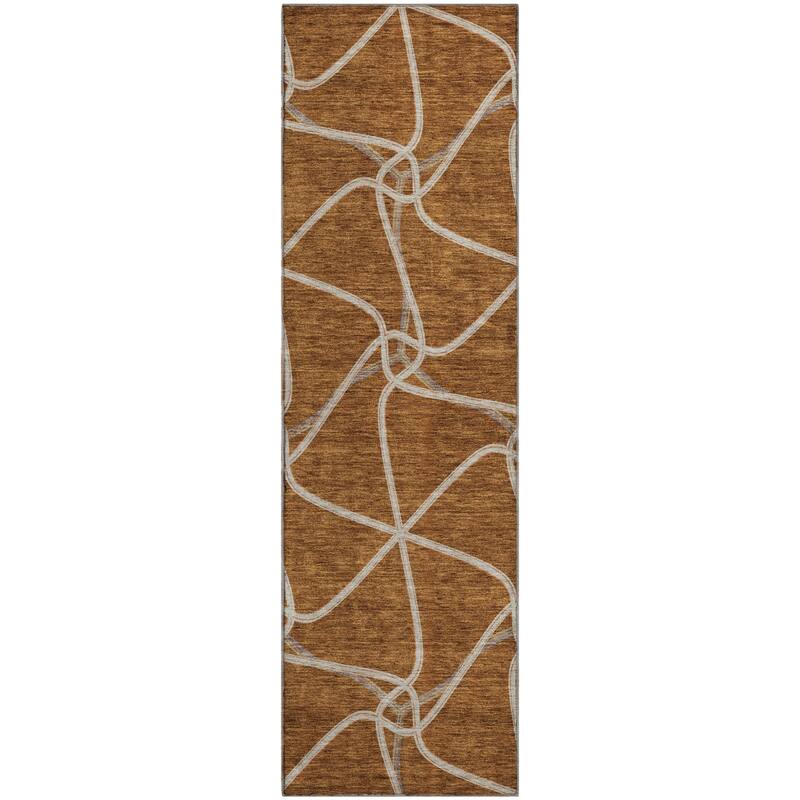 Premium Washable Super Soft Contemporary Geo Mayfield Rug