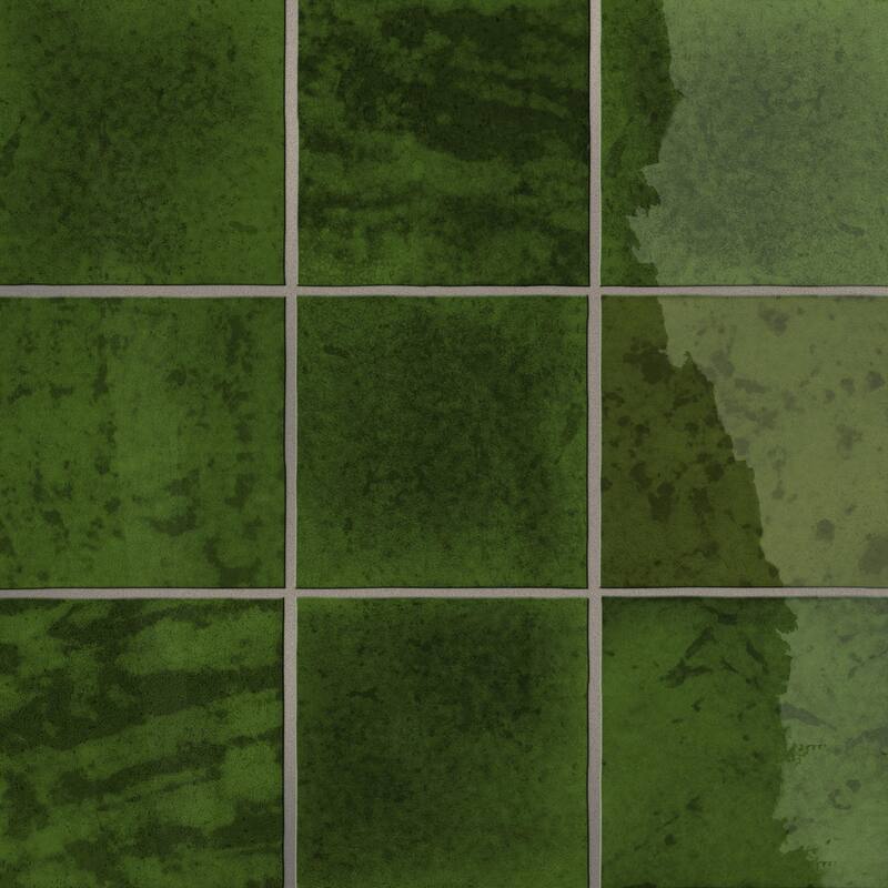 Merola Tile Menorca Tourmaline 4" x 4" Ceramic Wall Tile