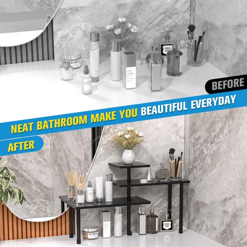 Bathroom Organizer Countertop Corner Shelf