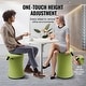preview thumbnail 12 of 19, Active Chair, Height-Adjustable Wobble Chair Made of Elastic Fabric Ideal for Schools, Office and Home