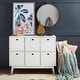 preview thumbnail 20 of 19, Simple Living Jamie Mid-century Modern 6-door Storage Cabinet White