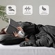 preview thumbnail 106 of 159, Chelsea Square Evans Pinch Pleated Soft Washed Boho Duvet Cover Set