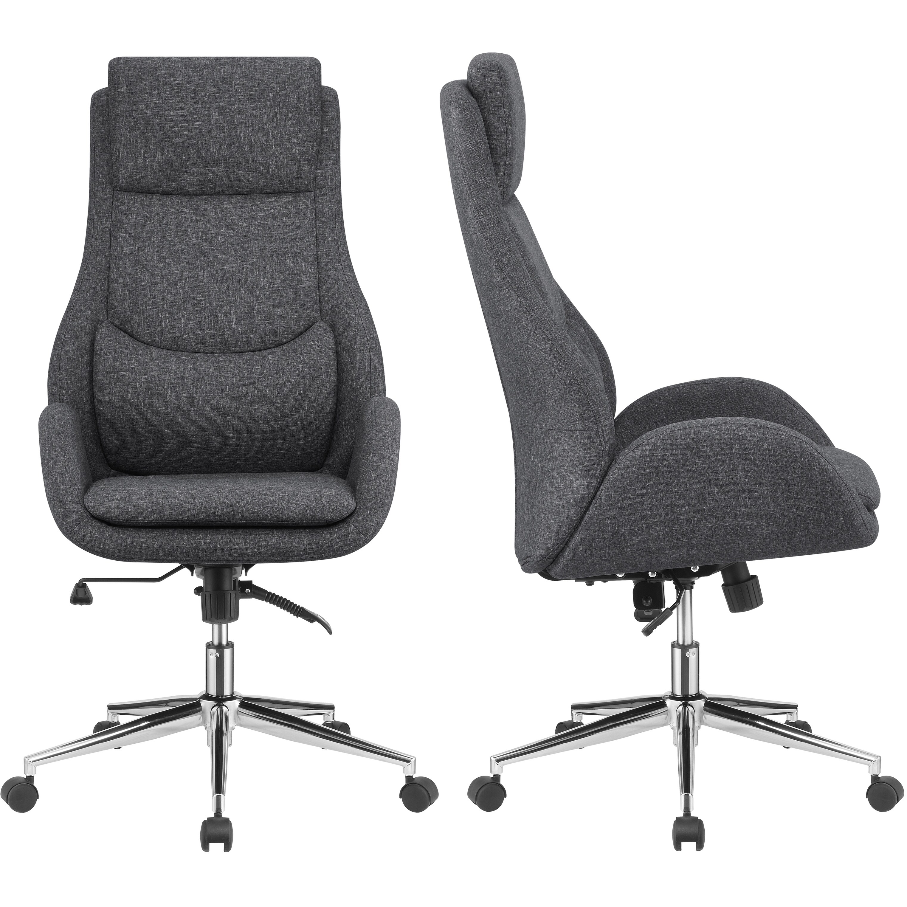 High back chair clearance grey
