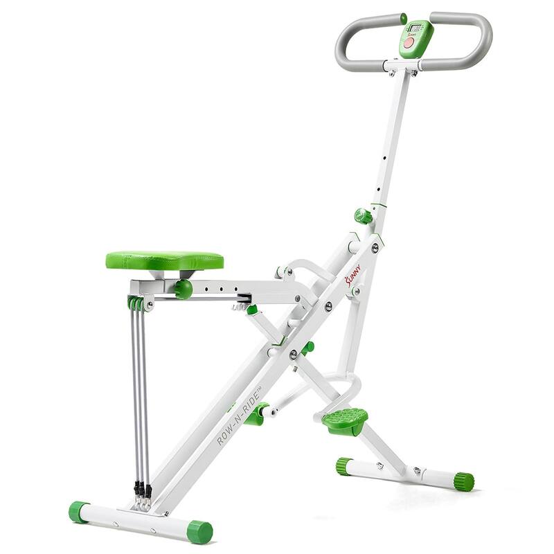 Sunny Health & Fitness Upright Row-N-Ride™ Exerciser in Green - NO. 077G