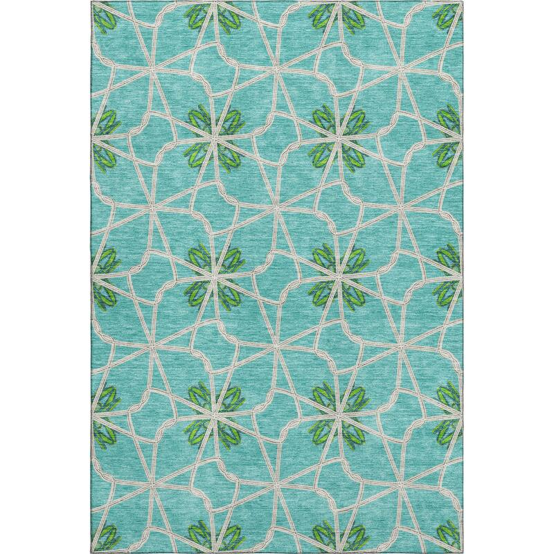Premium Washable Super Soft Contemporary Tangle Mayfield Rug
