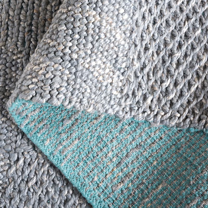 SAFAVIEH Handmade Natural Erltrud Fiber Farmhouse Hemp Rug