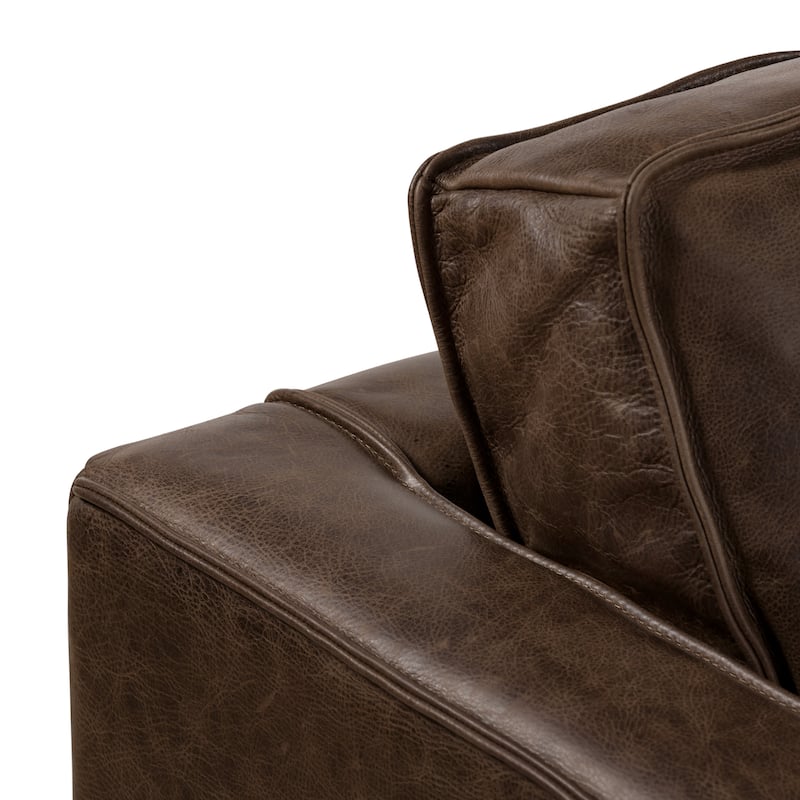 Poly & Bark Mateo 82.5" Sofa - Full Grain Genuine Italian Leather