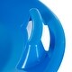 preview thumbnail 5 of 5, Slippery Racer Downhill Pro Superman Plastic Saucer Disc Snow Sled Slider, Blue - 2