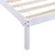 preview thumbnail 7 of 6, Twin Size Wood Platform Bed with Headboard, Sturdy Pine Frame, No Box Spring Needed