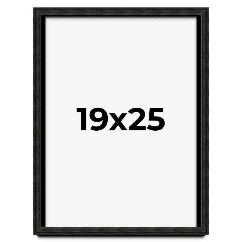 19x25 Shadow Box Black Rustic Barnwood Display Frame | 1.125 Inch