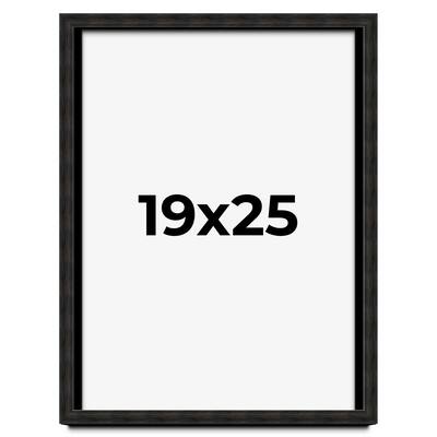 19x25 Shadow Box Black Rustic Barnwood Display Frame | 1.125 Inch
