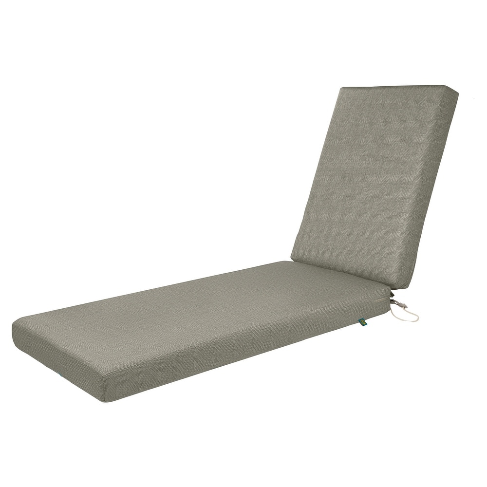 DUCKCOVERS Weekend All-Weather Outdoor Chaise Cushion