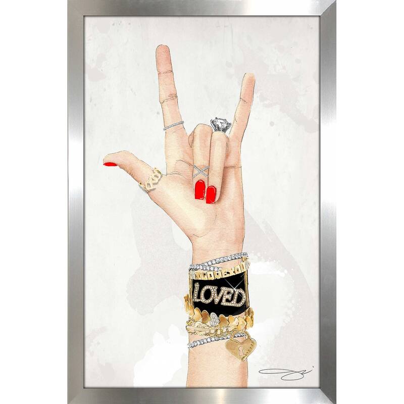 "Rock On With Love" by Jodi Print on Acrylic