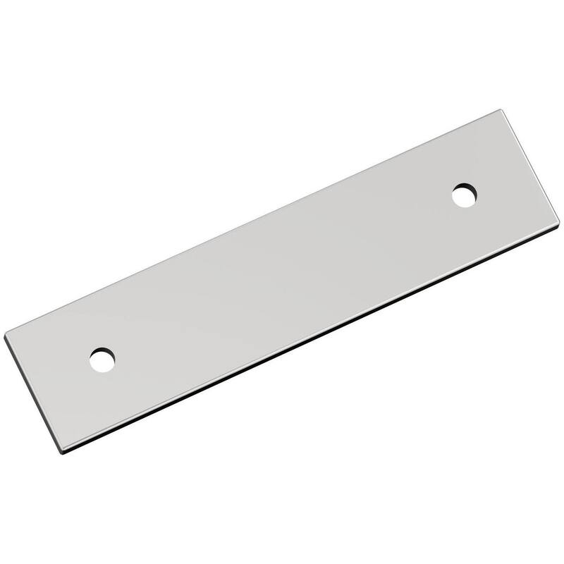 Amerock BP37761 Ladera 4-1/8" Backplate for 3" Center to Center - Polished Chrome
