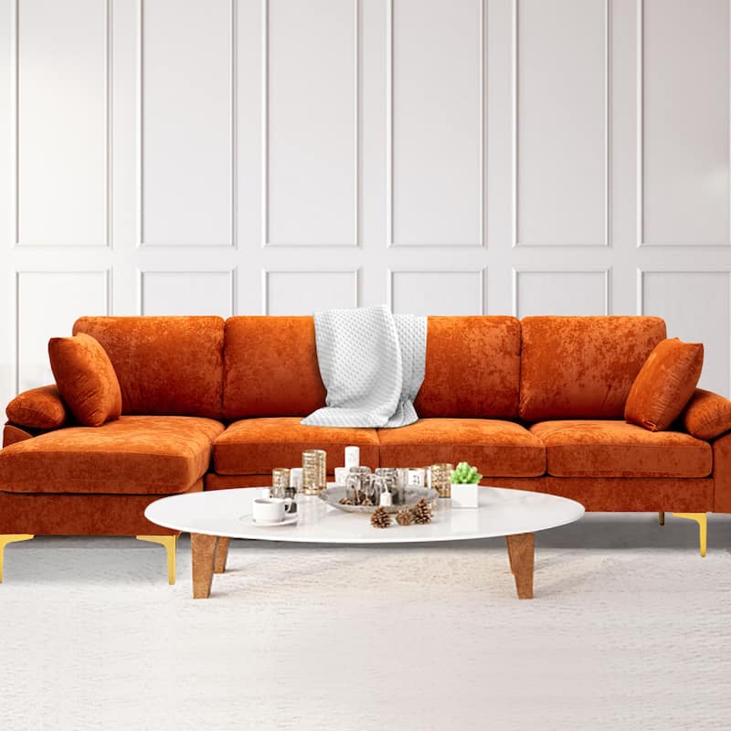 Kata 115" Sectional Sofa with Ottman