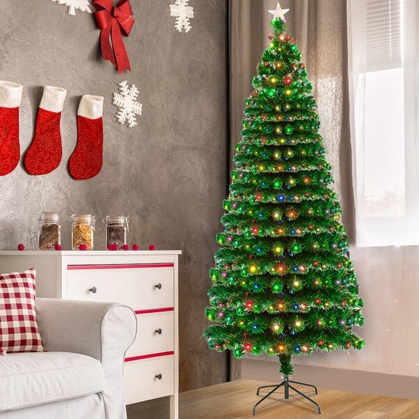Fiber optic christmas tree 7.5 ft outlet