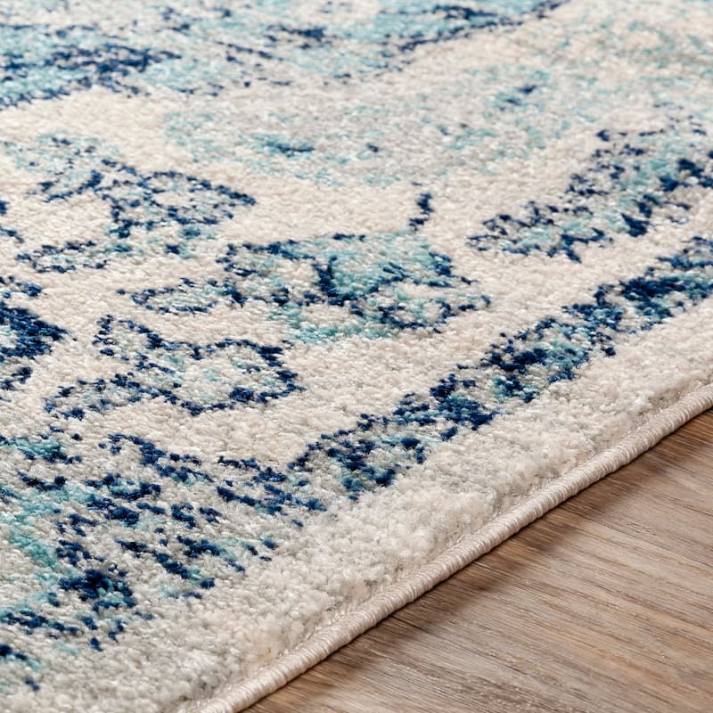 Livabliss Aziza Vintage Bohemian Medallion Area Rug