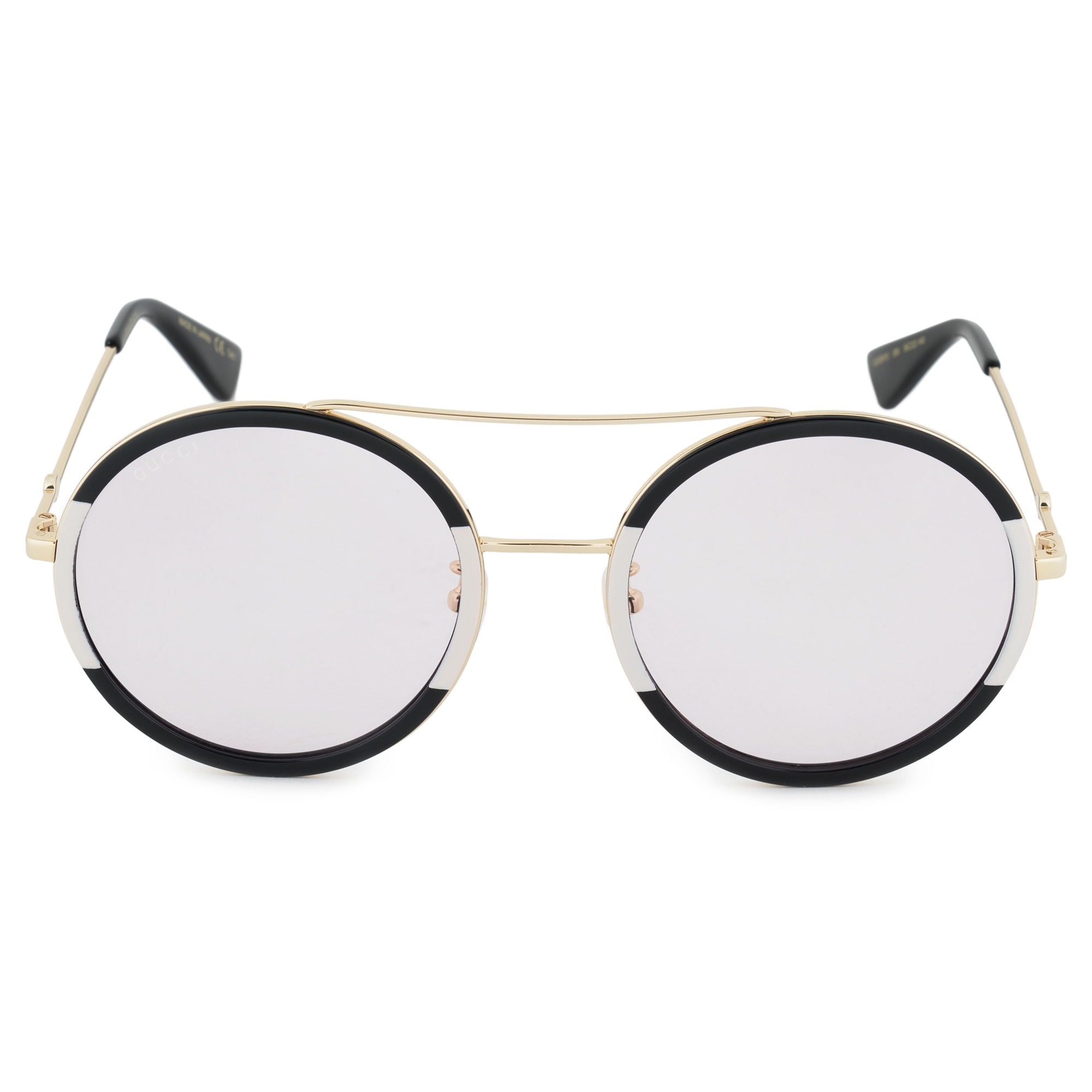 gucci round sunglasses black