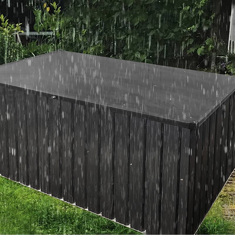 Metal Outdoor Metal Storage Box For Black Storage - 1