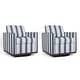 preview thumbnail 57 of 154, Set of 2 Modern Swivel Accent Armchairs Upholstered Arm Chairs