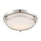 preview thumbnail 8 of 8, Meridian M60019 2 Light 13" Wide Flush Mount Bowl Ceiling Fixture