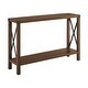 preview thumbnail 24 of 39, Middlebrook Kujawa 46-inch Wide X-frame Farmhouse Entry Table
