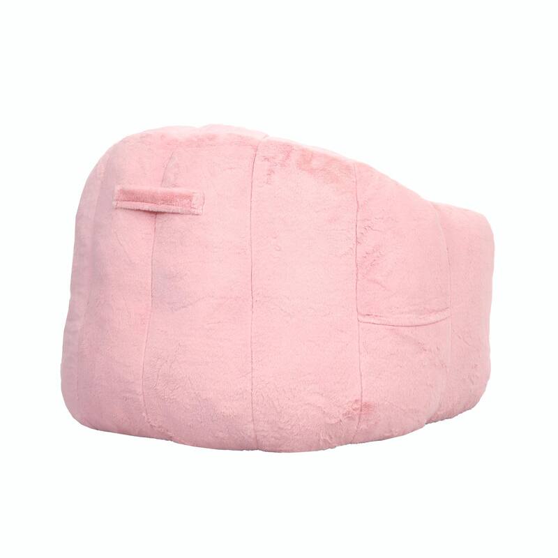 Bean Bag Chair, Bean Bag Sofa Chair with Armrests, Stuffed High-Density Foam