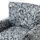HULALA HOME Nailhead Trim Traditional Accent Armchair with Rolled Arms