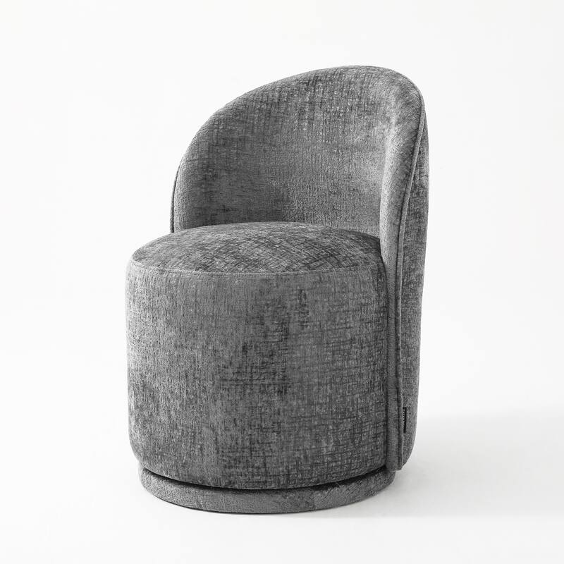 23" W Upholstered Swivel Side Chair for Dining Room, Balcony, Parlour