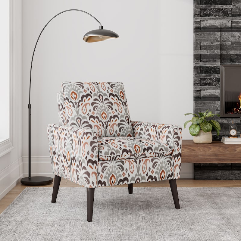 Allyson Mid-Century Modern Small Space Accent Armchair