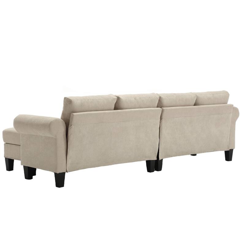 Convertible Sectional Sofa with Storage