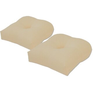 Outdoor Chair Cushion Taupe Set of 2