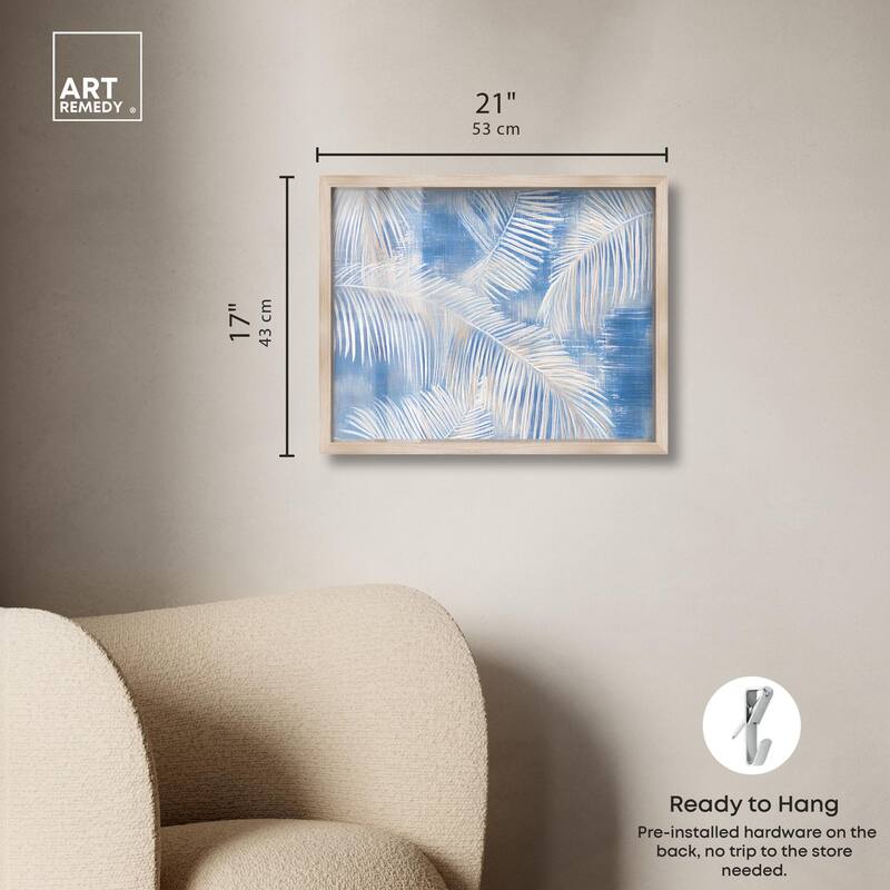 Sky Palm Silhouettes Shadowbox by Art Remedy