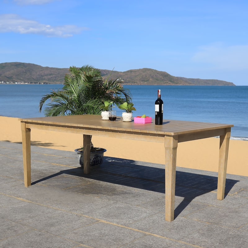 SAFAVIEH Outdoor Living Dominica Dining Table - 81"W x 43"D x 30"H
