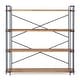 preview thumbnail 4 of 10, Yorktown Industrial 4-shelf Firwood Bookcase by Christopher Knight Home