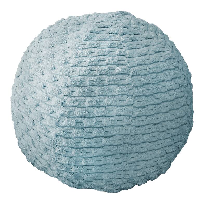 Sorra Home Indoor Soft Chunky Corduroy Ball Pillow