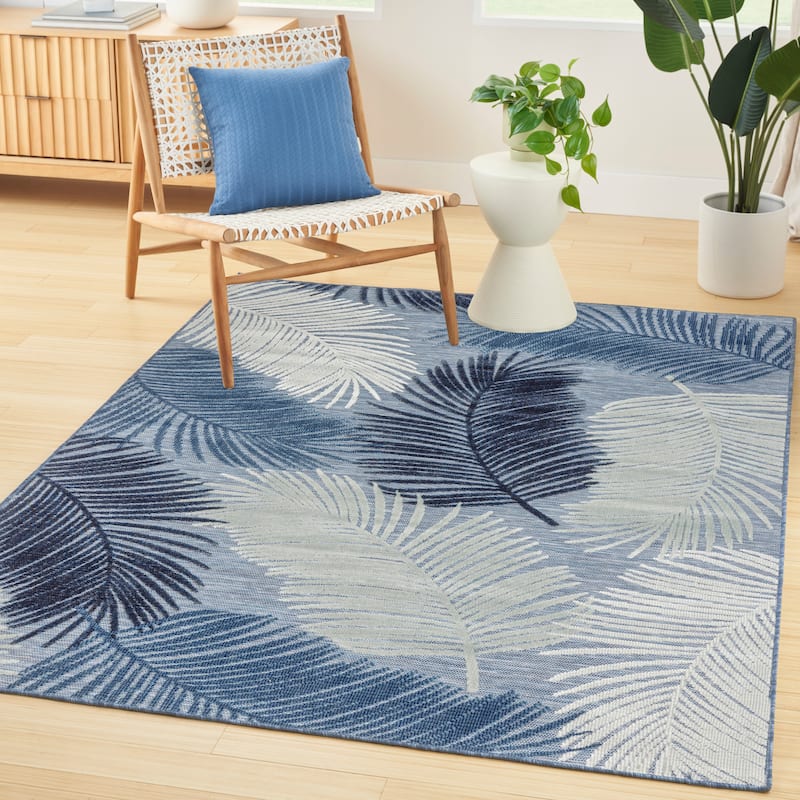 Nourison Suncoast Indoor/Outdoor Nature Area Rug.