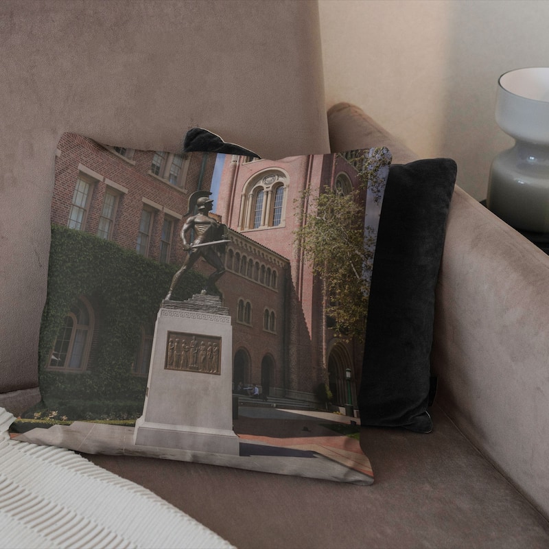NCAA Campus Crawl 18 Inch Throw Pillow