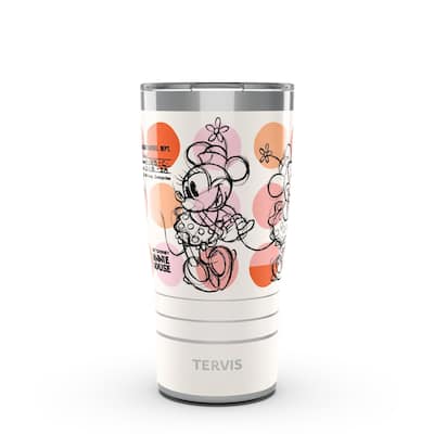Tervis Traveler Disney Minnie Mouse Melody Triple Walled Insulated Travel Tumbler, Stainless Steel