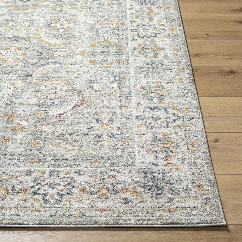 Livabliss Transitional Beckham Medallion Area Rug