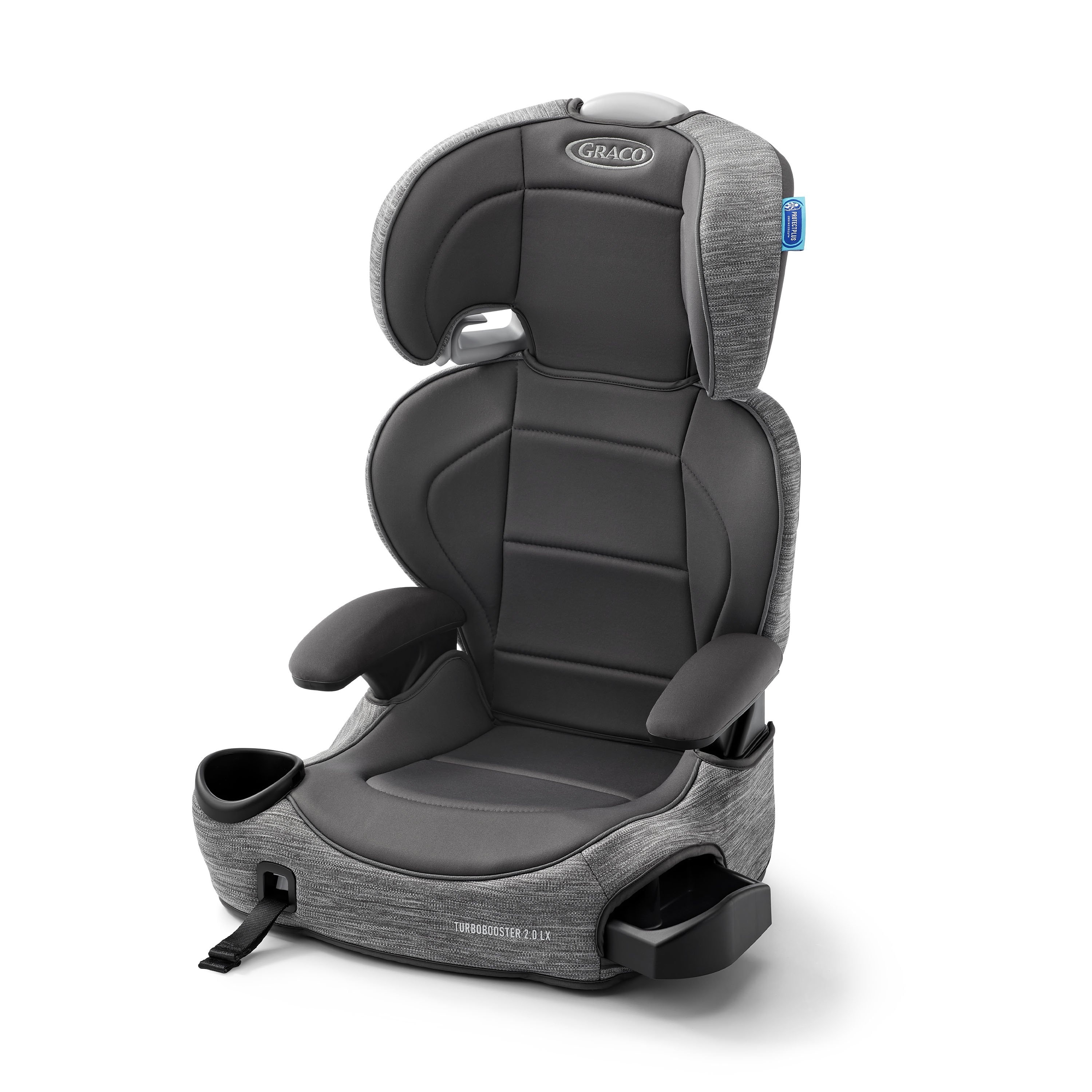 High back booster hot sale seat with latch