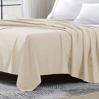 Swift Home Double Brushed Extra Soft Microfiber Single Flat Sheet