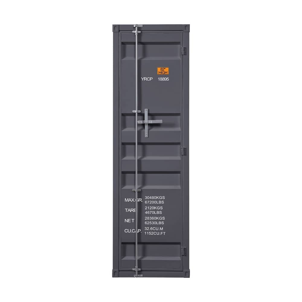 Metal Frame Wardrobe with Single Door