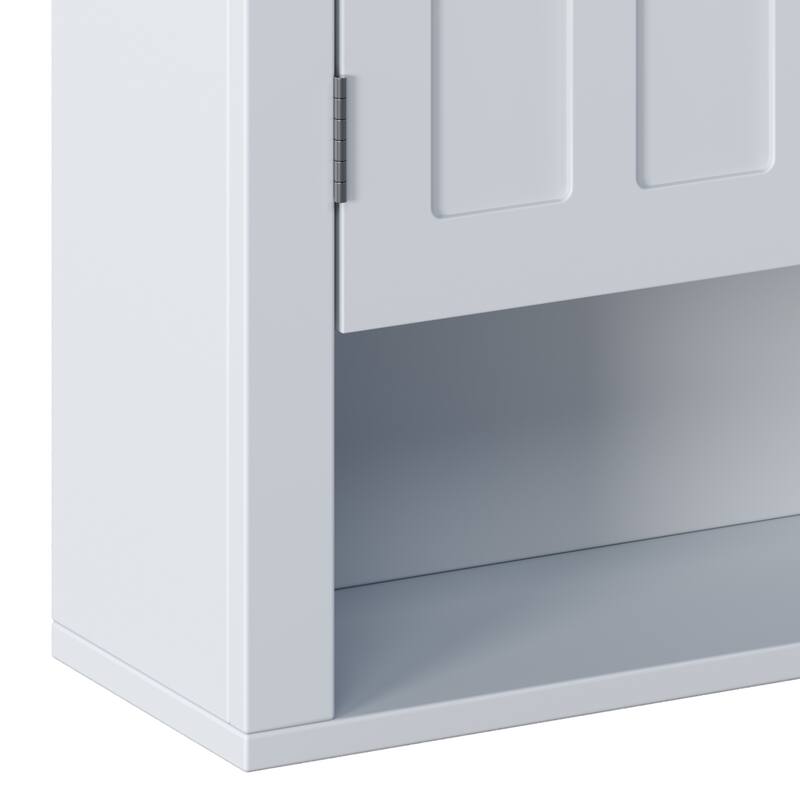 Bathroom Wall Storage Cabinet, Multi -functional Wall Mounted Cabinet with Adjustable Shelves, Medicine Cabinet